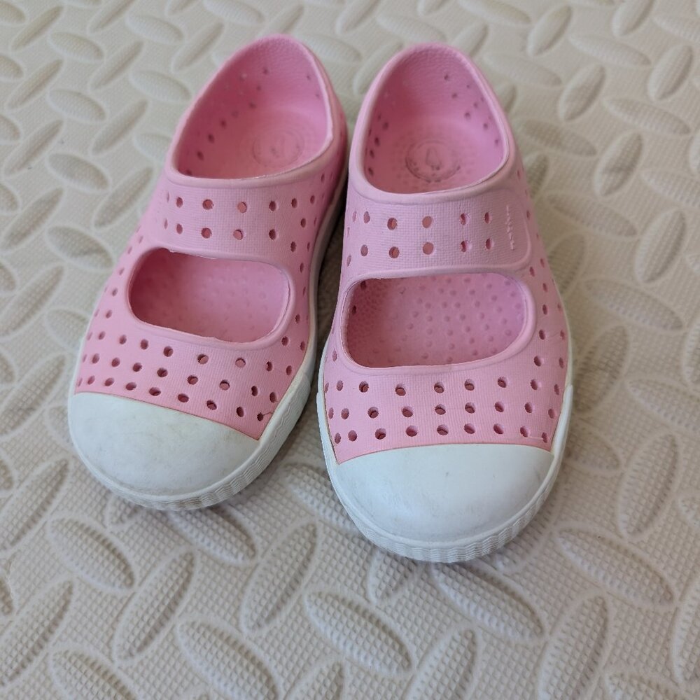 Native Juniper Mary Jane Shoes Toddler Size 6C, Pink